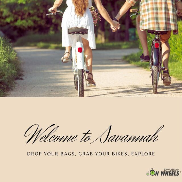 Our city invites you to SLOW DOWN, smell the magnolias, and experience Savannah’s beautiful squares from your bicycle. We promise an UNFORGETTABLE EXPERIENCE. ✨Where will today take you? Adventure awaits! 🚲Savannah On Wheels • Bicycle Rentals • Bicycle Tours • Bicycle Sales • Bicycle Repairs •#savannahgeorgia #savannahga #savannahgeorgia🍑 #exploregeorgia #georgiaonmymind #thingstodoinsavannah #bikesav #savannahwedding #savannahweddings #savannahbachelorette #shoplocal #shoplocalsavannah #shopsmall #shopsmallbusiness #friday #fridaythe13th #fridayvibes #fridayfeeling #fridaymood #friyay #datenight #date #travel #dropyourbagsgrabyourbikes #slowdownandsmellthemagnolias #longweekend #weekendgetaway