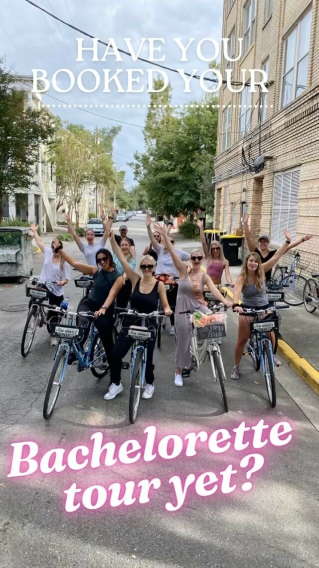 Book your private bachelorette tour with Savannah On Wheels for a fully first-class experience!Drop your bags, grab your bikes, explore!Savannah On Wheels • Bicycle Rentals • Bicycle Tours • Bicycle Sales • Bicycle Repairs •#savannah #savannahgeorgia #savannahga #savannahgeorgia🍑 #savannahweddingplanner #savannahweddingvendors #visitsavannah #exploregeorgia #georgiaonmymind #savannahwedding #savannahweddings #savannahbachelorette #shoplocal #shoplocalsavannah #shopsmall #shopsmallbusiness #bachelorette #bacheloretteparty #bacheloretteweekend #weekend #weekendvibes #girlstrip #sunday #sundayfunday #sundayvibes #dropyourbagsgrabyourbikesexplore