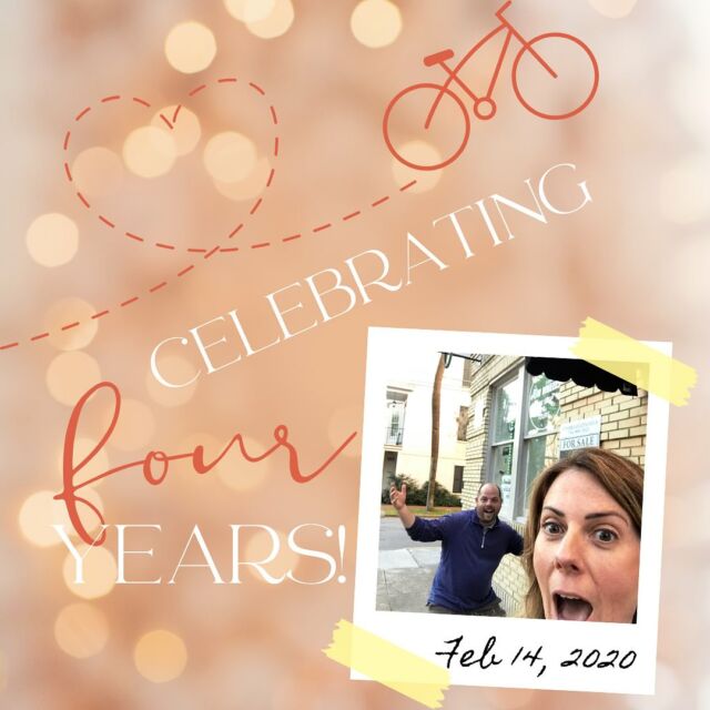 🎉🚲Four years ago today, we purchased Savannah On Wheels and it’s been a wild ride ever since! We are beyond grateful for the incredible journey we’ve had so far. From renting, selling, and fixing bikes to leading unforgettable tours, thank you for choosing us to be a part of your experiences. We wanted to be in the business of helping people make memories and we get to do that everyday now. Thank you to our amazing employees, customers, family, and friends for your support. Here’s to many more years of exploration, laughter, and two-wheeled adventures together! 

Drop your bags, grab your bikes, explore! 🚲

Savannah On Wheels • Bicycle Rentals • Bicycle Tours • Bicycle Sales • Bicycle Repairs •

#savannah #savannahgeorgia #savannahgeorgia🍑 #savannahga #visitsav #visitsavannah #exploregeorgia #georgiaonmymind #thingstodoinsavannah #savannahwedding #savannahweddings #savannahbachelorette #shopsmall #shopsmallbusiness #shoplocal #shoplocalsavannah #biketour #dropyourbagsgrabyourbikesexplore #anniversary #businessanniversary #bikeshopanniversary #bikeride #savga