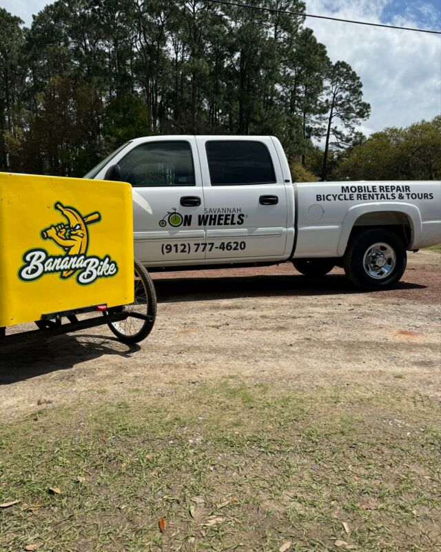 Even the Savannah Bananas’ Banana Bike needs some TLC from time to time! We offer mobile repair to get you up and running in the most convenient way possible! How a-peeling is that?! 🍌😬

Drop your bags, grab your bikes, explore! 🚲

Savannah On Wheels • Bicycle Rentals • Bicycle Tours • Bicycle Sales • Bicycle Repairs •

#savannah #savannahgeorgia #savannahgeorgia🍑 #savannahga #visitsav #visitsavannah #exploregeorgia #georgiaonmymind #thingstodoinsavannah #savannahwedding #savannahweddings #savannahbachelorette #shopsmall #shopsmallbusiness #shoplocal #shoplocalsavannah #biketour #dropyourbagsgrabyourbikesexplore #savannahbananas #gobananas #bikemechanic #mobilebikerepair