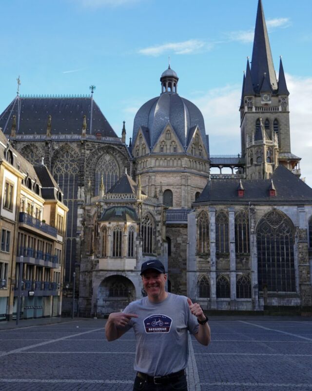 Have you heard? We’re HUGE in Germany! 🇩🇪 Or at least we like to think so! Much appreciation to our recent guest, Mr. Kahmen, who sent us this picture in a Savannah On Wheels shirt from his hometown of Aachen, Germany. (Shout out to @gracemll_ for the awesome t-shirt design!) Send us pics in your Savannah On Wheels shirts “in the wild!” We just love seeing them!

Drop your bags, grab your bikes, explore! 🚲

Savannah On Wheels • Bicycle Rentals • Bicycle Tours • Bicycle Sales • Bicycle Repairs •

#savannah #savannahgeorgia #savannahgeorgia🍑 #savannahga #visitsav #visitsavannah #exploregeorgia #georgiaonmymind #thingstodoinsavannah #savannahwedding #savannahweddings #savannahbachelorette #shopsmall #shopsmallbusiness #shoplocal #shoplocalsavannah #biketour #dropyourbagsgrabyourbikesexplore #travel #travelgram #travelpics #aachen #german #germany🇩🇪